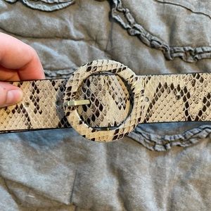 H&M Snakeskin Belt